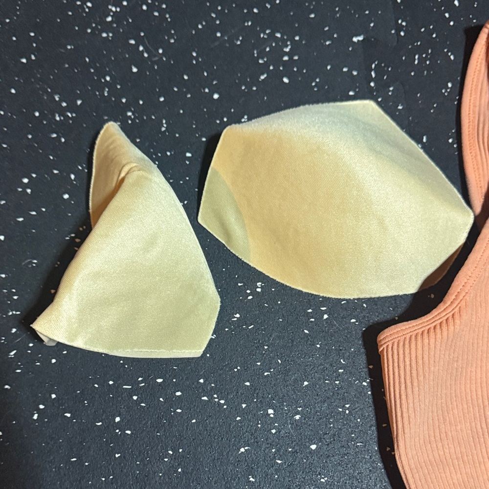 Orange Ribbed Workout Set - Picture 3 of 11